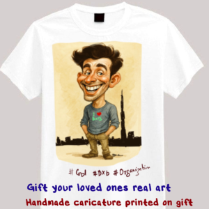 caricature t shirt art