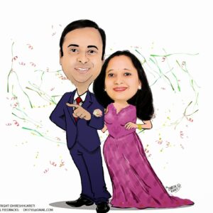 couple caricature